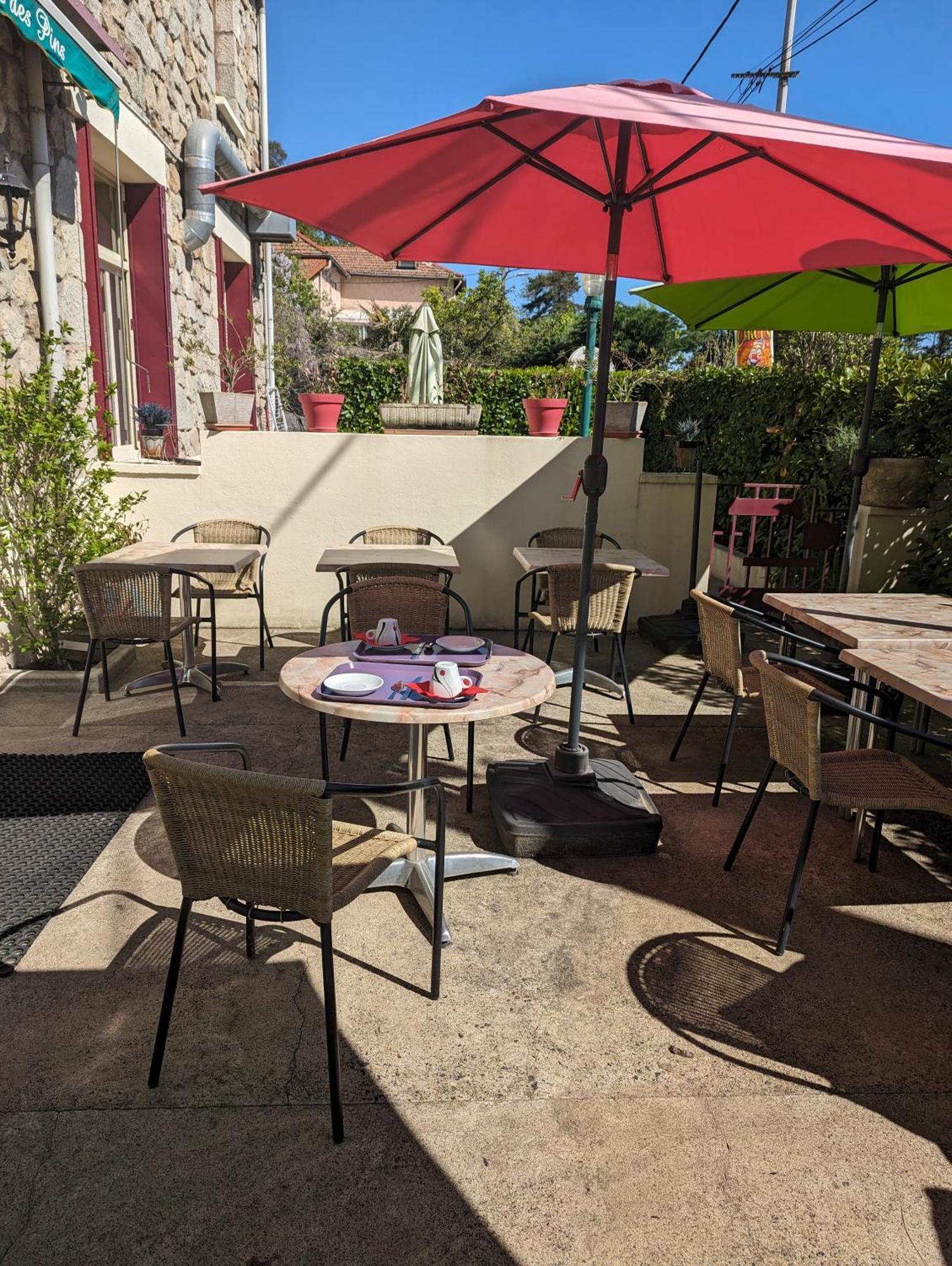 Auberge Des Pins Aubenas Bagian luar foto